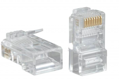 install Коннектор RJ-45  UTP кабель, Категория 5e N101-01 31006